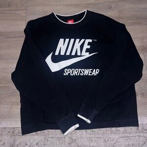 Nike Black Crewneck Sweater